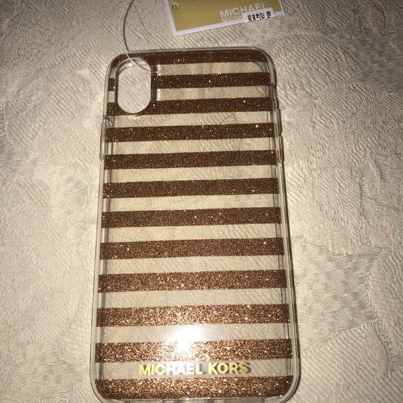 Michael Kors MK iPhone X case Gold NEW - Picture 2 of 5